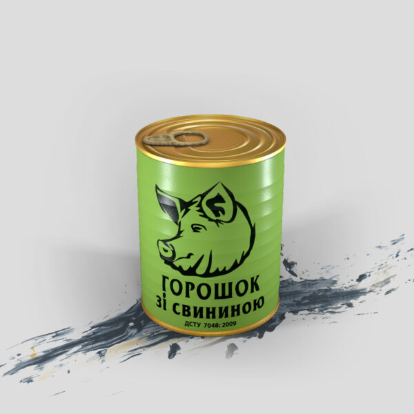 Горошек со свининой 338г