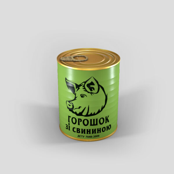Горошек со свининой 338г