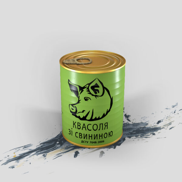 Фасоль со свининой 338г