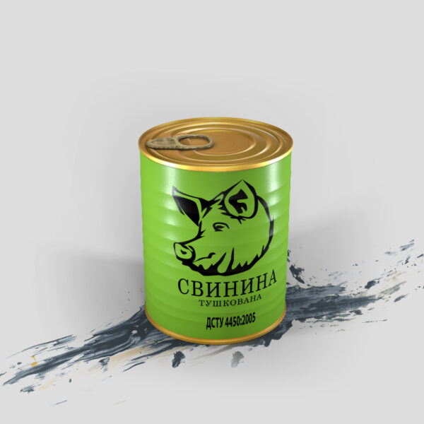 Свинина тушёная 338г
